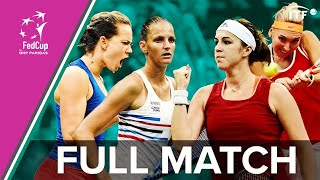 Pliskova amp Strycova vs Pavlyuchenkova amp Vesnina  2015 Fed Cup Final  Full Match [upl. by Ehsom]