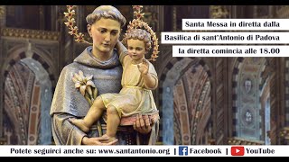 Santa Messa in diretta dalla Basilica del Santo a Padova [upl. by Aicenad]