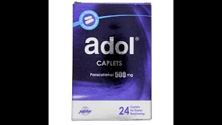 adol CAPLETS 500mg [upl. by Adnolaj]