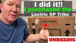 Lectric XP Trike Unboxing and Initial Thoughts [upl. by Helfand]