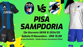 SAMPDORIA SENZA CAPO NÉ CODA IL PISA RINGRAZIA E VINCE FACILE 30 [upl. by Aznarepse375]