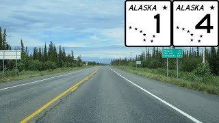 Richardson Highway Glennallen to Gakona northbound [upl. by Agarhs732]