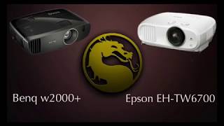 Benq W2000 vs Epson EH TW6700 Projector comparison [upl. by Queston]