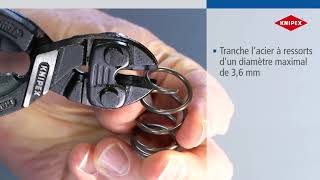 Coupeboulons compact CoBolt® 71 32 200 de Knipex [upl. by Aicertal]