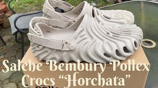 Unboxing Salehe Bembury Pollex Crocs “Horchata” amp OnFoot Review [upl. by Ecreip]