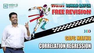 Correlation amp Regression  Free amp Rapid Revision  Cafc Paper3  youtube cafoundation live maths [upl. by Nnylyrehc]