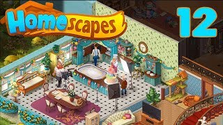 HOMESCAPES STORY WALKTHROUGH  PART 12 GAMEPLAY   iOS  Android [upl. by Llenyar91]