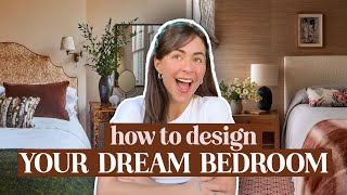 Easy DESIGN TIPS for creating your DREAM BEDROOM [upl. by Ule]