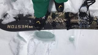 2018 Weston Backwoods Splitboard Overview [upl. by Rothberg]