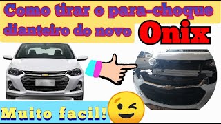 Como tirar remover desmontar o parachoque dianteiro do novo Onix [upl. by Currier]