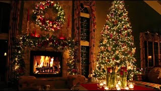 Merry Christmas 2024  2 Hours of Classic Christmas Fireplace Music [upl. by Chassin]