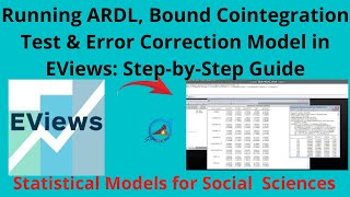 Running ARDL Bound Cointegration Test amp Error Correction Model in EViews StepbyStep Guide [upl. by Anileuqcaj994]