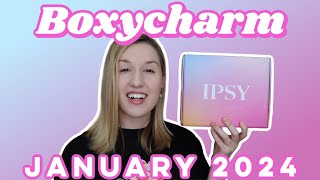 Boxycharm by Ipsy  Unboxing amp TryOn  January 2024 [upl. by Marie-Jeanne602]