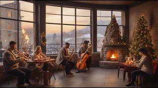 Christmas Jazz Music amp Cozy Christmas coffee shop Ambience for RelaxPart 1 [upl. by Norabal]