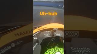 Lando Norris and McLaren joke around Voiceover  Audio edit f1 landonorris [upl. by Akemad]