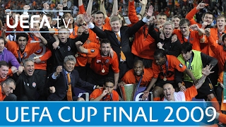 2009 UEFA Cup final highlights  ShakhtarWerder Bremen [upl. by Sacram]