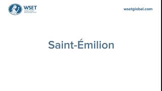 How to say it Saint Émilion [upl. by Audy]