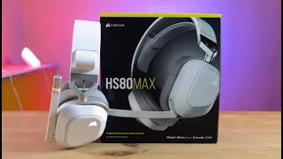 CORSAIR HS80 MAX Wireless review de la nueva bestia en audio de CORSAIR  GameIt ES [upl. by Xenos417]