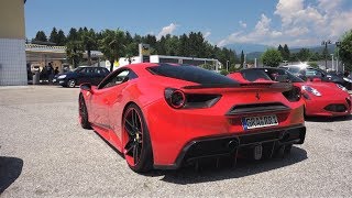 NOVITEC Ferrari 488 GTB  LOUD Acceleration Sound [upl. by Htur754]