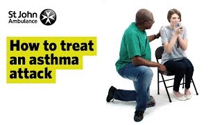 How to Treat an Asthma Attack  First Aid Training  St John Ambulance [upl. by Notsae]