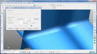 Surface Fillets in PowerSHAPE 2014 [upl. by Nerol338]