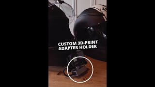 Best way to mount GoproMicrophoneAdapter to Helmet  3D print [upl. by Dressel927]