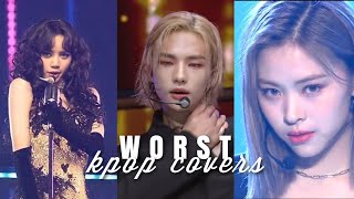 worst kpop covers [upl. by Atnuahc]