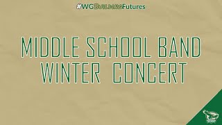 Middle School Winter Band Concert [upl. by Magena]