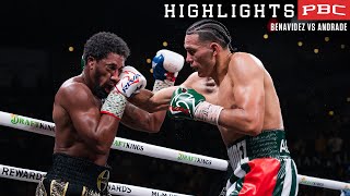 Benavidez vs Andrade HIGHLIGHTS November 25 2023  PBC on Showtime PPV [upl. by Naerda]