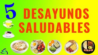 DESAYUNOS SALUDABLES fáciles de hacer nutritivos y deliciosos [upl. by Zetta]