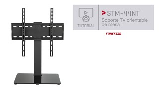 Montaje del Soporte TV orientable de mesa STM44NT [upl. by Mars]