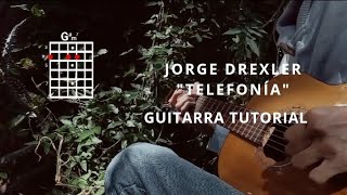 Telefonía  Jorge Drexler Guitarra Tutorial Cover Acordes Y Tablaturas [upl. by Notnirb]