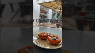 The best breakfast in Lisbon  Pastel de Nata  Belem lisbon portugal belem pasteldenata [upl. by Devona]