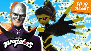 MIRACULOUS  🐞 QUEEN WASP Queens Battle Part 2 🐾  FULL EPISODE ▶️ Season 2 Episode 19 [upl. by Urbana]