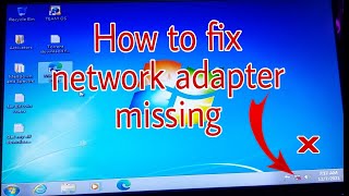 how to fix network adapters missing or red X tagalog version [upl. by Annaoi455]