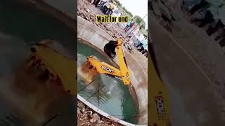 JCB machine accident 😱💥 [upl. by Akedijn643]