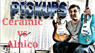 Ceramic pickups vs Alnico pickups [upl. by Olimpia51]