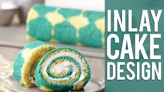 How to Make an Inlay Japanese Roll Cake [upl. by Eusoj]