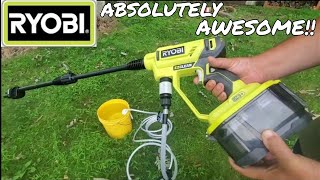 Ryobi 18v EZ CLEAN Cordless Power Cleaner Review [upl. by Jahn564]