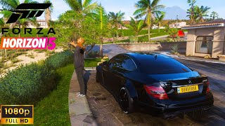 Driving the iconic MERCEDES BENZ C63 BLACK SERIES in Forza Horizon 5 [upl. by Wimsatt]