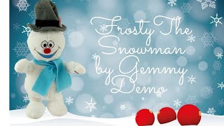 Gemmy Plush Frosty the Snowman sings and dances [upl. by Eiblehs]