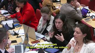 Ce matin en commission Développement durable examen moratoire des projets routiers et autoroutiers [upl. by Wendeline866]