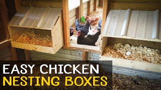 DIY Easy Chicken Nesting Boxes [upl. by Arella]