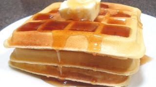 How To Make Waffles  Easy Cooking [upl. by Asssilem381]