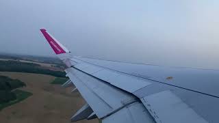 Takeoff Wizz Air A321NEO HALVO  LondonLuton LTN to Warsaw WAW [upl. by Gib968]