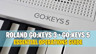 How to Use Roland GOKEYS 3 amp GOKEYS 5 [upl. by Olvan768]