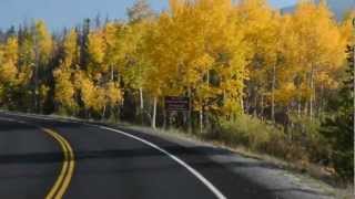 Cruising by Red amp Gold Aspen around Grand Lake Colorado [upl. by Pressman184]