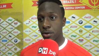 Origi à linterview après lentraînement 23 juin [upl. by Einotna134]