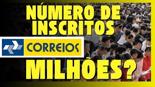 Número de Inscritos do Concurso Correios 2024 estimativa e Como saber o STATUS da sua Inscrição [upl. by Aitrop989]