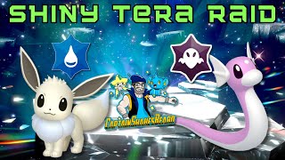 Live Hosting Shiny Eevee and Dratini tera raid shorts shinypokemon [upl. by Francie]